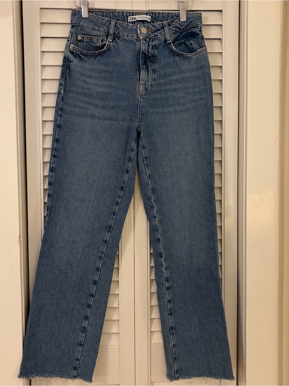 Zara Blue Straight Leg Jeans
